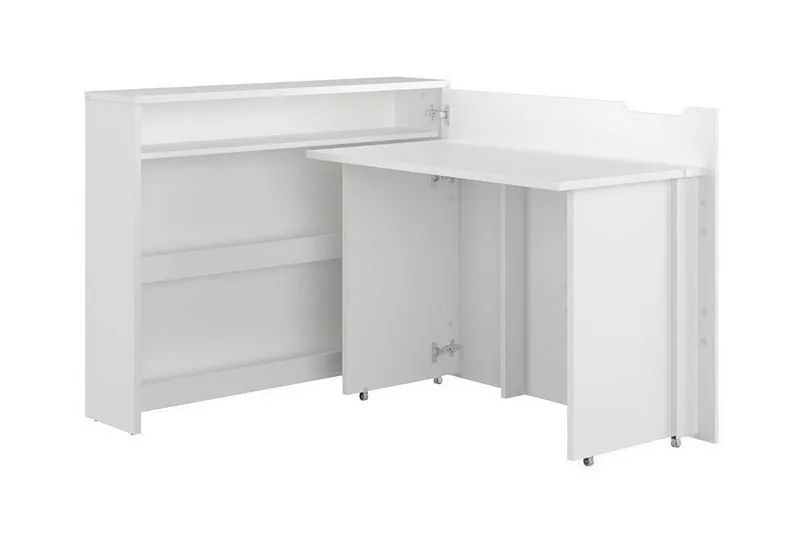 Grianan Skrivbord 136 cm White - Møbler - Bord - Kontorbord - Skrivebord - Hjørneskrivebord