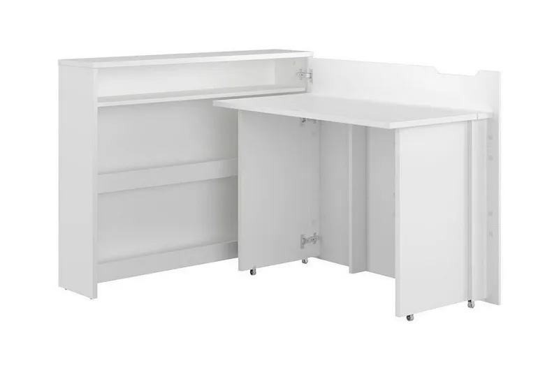 Grianan Skrivbord 136 cm White - Møbler - Bord - Kontorbord - Skrivebord - Hjørneskrivebord