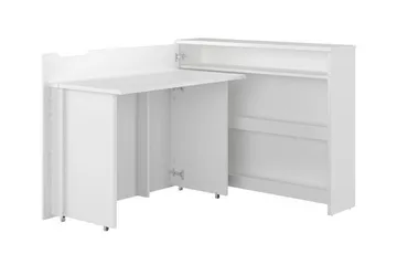 Grianan Skrivbord 136 cm White - Møbler - Bord - Kontorbord - Skrivebord - Hjørneskrivebord