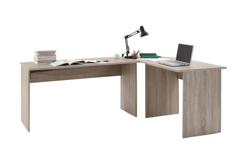 Bellmore Hjørneskrivebord 205 Eik, Beige