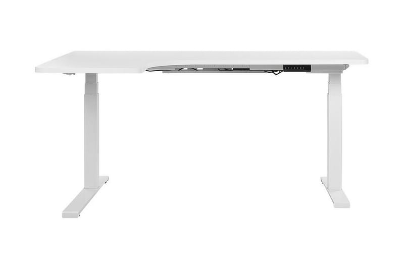 Hjørneskrivebord Hengrove 160 cm Venstre Elektriskt Justerba - Skrivebord - Databord & PC bord