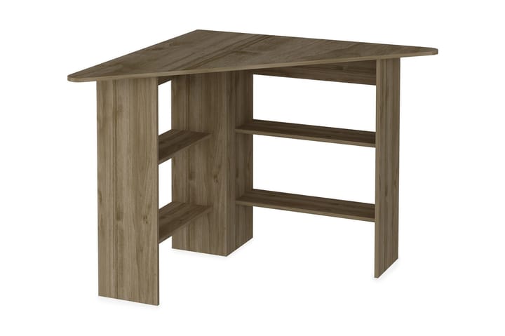Hjørneskrivebord Groah 94 cm med Oppbevaringshyller - Hjørneskrivebord