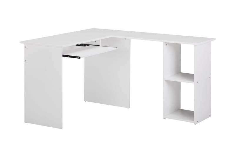 Skrivebord Gaddana 140 cm - Hvit - Hjørneskrivebord
