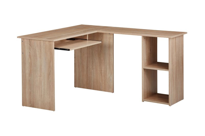 Skrivebord Gaddana 140 cm - Natur - Hjørneskrivebord