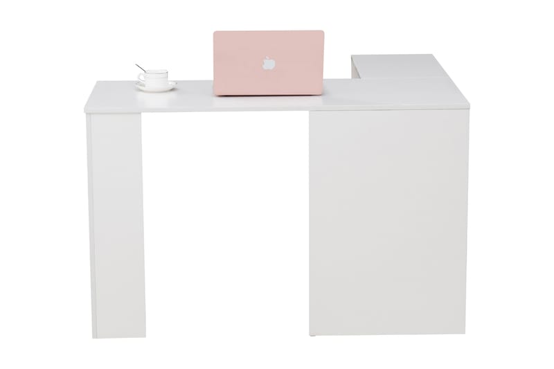 Skrivebord Valvoline 120 cm - Svart/Hvit - Hjørneskrivebord