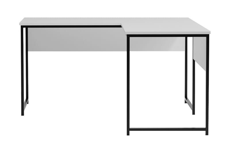 Hjørneskrivebord Tasarima 160 cm - Hvit/Svart - Hjørneskrivebord