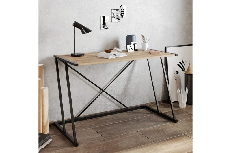 Holmö Skrivebord 120 cm - Brun - Møbler - Bord - Kontorbord - Skrivebord