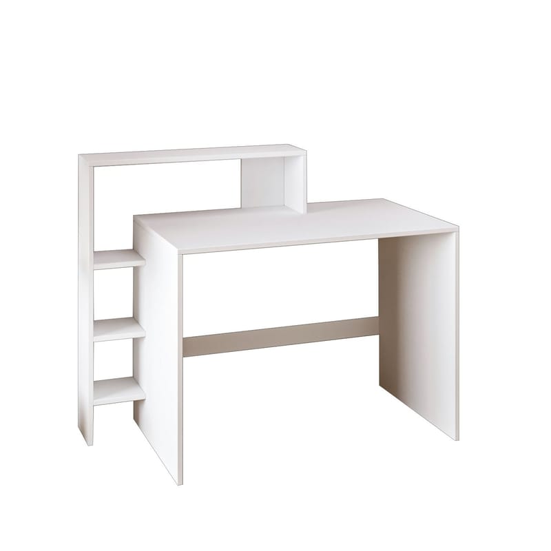 Skrivebord Homitis Amber (121,8 x 96 x 55 cm) Hvit
