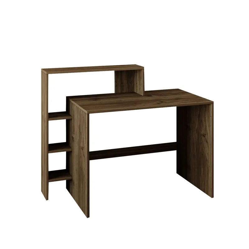 Skrivebord Homitis Amber (121,8 x 96 x 55 cm) Valnøtt