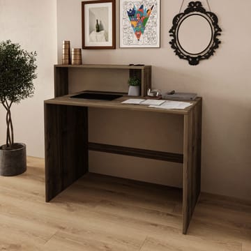 Skrivebord Homitis Amber (121,8 x 96 x 55 cm) Valnøtt - Møbler - Bord - Kontorbord - Skrivebord