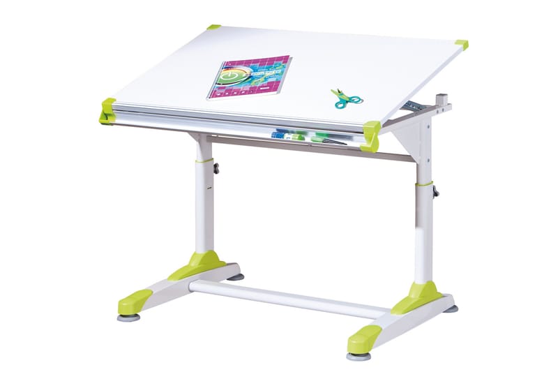 Ivar Skrivebord Barn - Hvit/Grønn/Rosa - Møbler - Bord - Kontorbord - Skrivebord