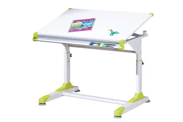 Ivar Skrivebord Barn - Hvit/Grønn/Rosa - Møbler - Bord - Kontorbord - Skrivebord