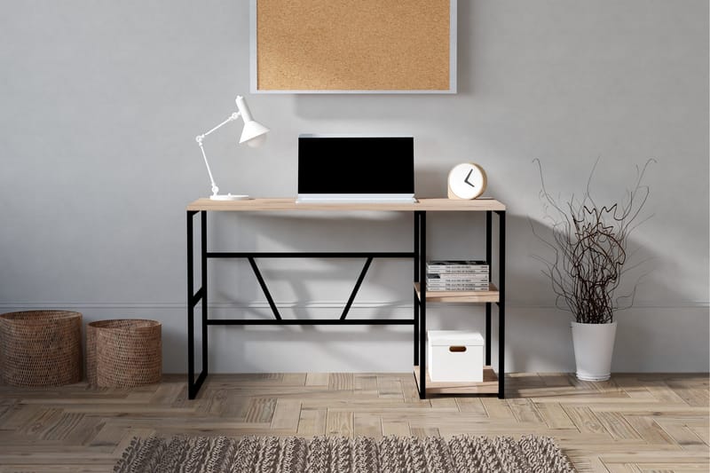 Skrivebord Jaxar 120 cm - Natur - Skrivebord - Databord & PC bord