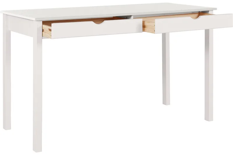 Juntol Skrivebord 140 cm - Hvit - Møbler - Bord - Kontorbord - Skrivebord