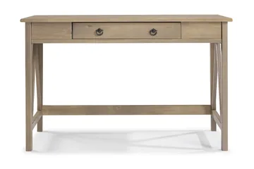 Kaholie Skrivebord 117 cm - Grå - Møbler - Bord - Kontorbord - Skrivebord