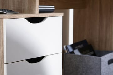 Kaille Rektangulært Skrivebord med Skuffer i Tre - Beige - Møbler - Bord - Kontorbord - Skrivebord