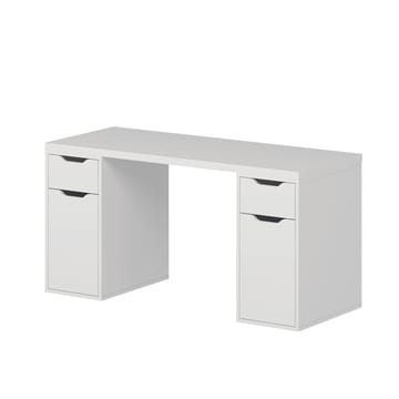 Skrivebord Kalune Design Alen 150 cm (150 x 75 x 60 cm) Hvit 2 skuffer 2 skap - Hvit - Møbler - Bord - Kontorbord - Skrivebord