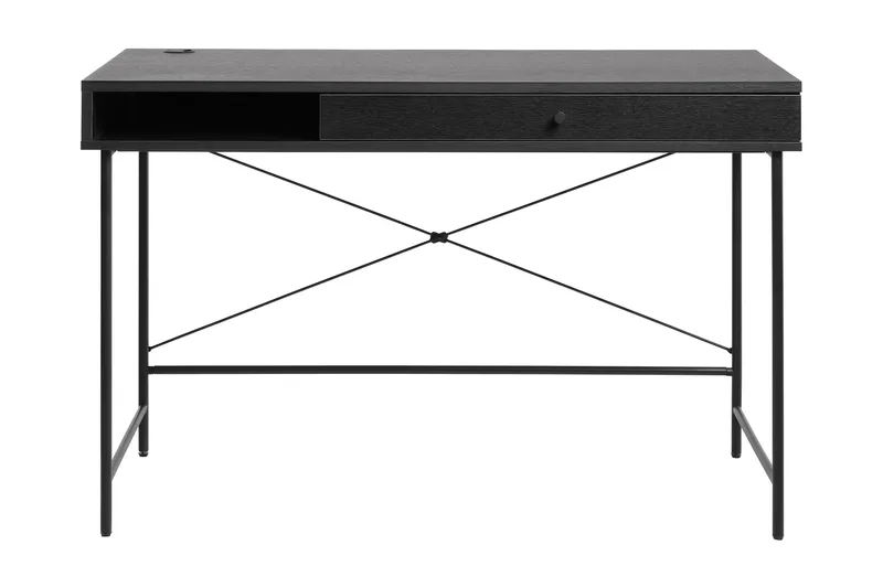 Kamello Skrivebord 120 cm, Svart