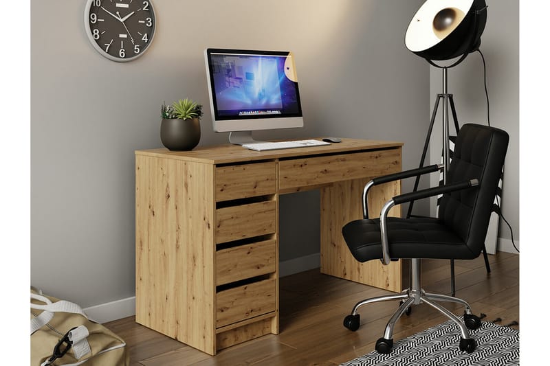 Skrivebord Kintore 120 cm - Brun - Skrivebord - Databord & PC bord