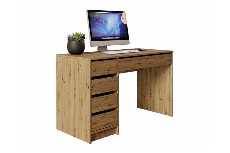 Kintore Skrivbord 120 cm NO_BRAND Brown - Møbler - Bord - Kontorbord - Skrivebord