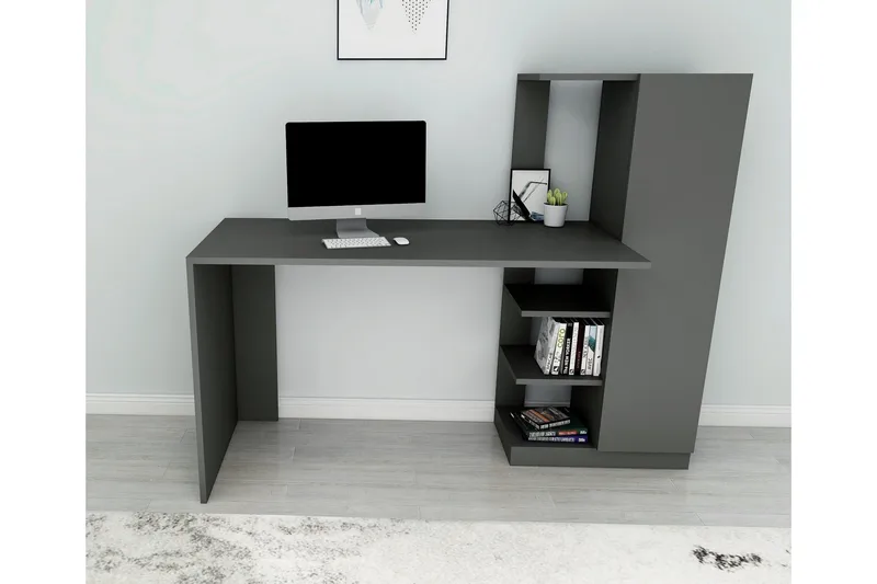 Klul Skrivebord 120 cm - Antrasitt - Møbler - Bord - Kontorbord - Skrivebord