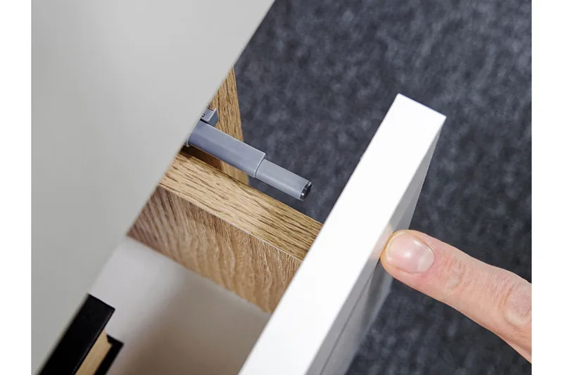 Kubana Skrivebord 130 cm med Oppbevaringsskuffer - Grå/Hvit - Møbler - Bord - Kontorbord - Skrivebord