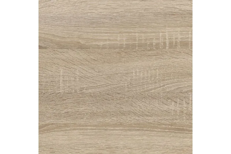 Kylien Skrivebord 125 cm LED-belysning med Bokhylle Hvit LED - Eikefarge - Møbler - Bord - Kontorbord - Skrivebord