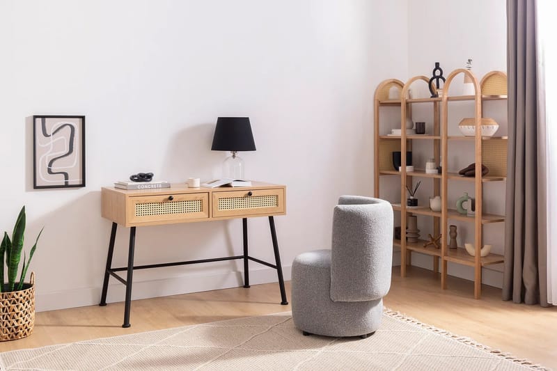 Makwana Skrivebord 107 cm, Naturell