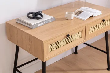 Makwana Skrivebord 107 cm - Naturell - Møbler - Bord - Kontorbord - Skrivebord