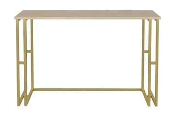 Malem Skrivebord 60x74,8x120 cm - Gull/Brun - Møbler - Bord - Kontorbord - Skrivebord