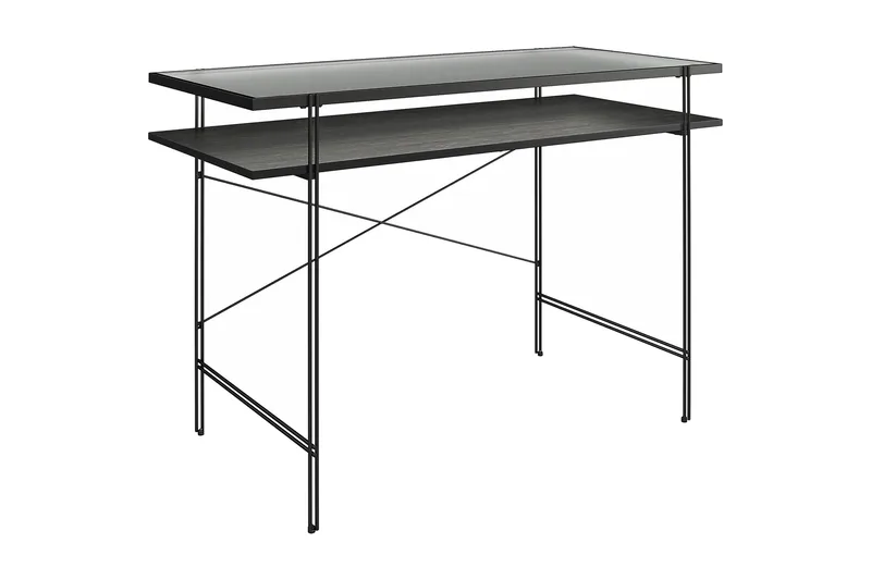 Marinko Skrivebord - Svart - Møbler - Bord - Kontorbord - Skrivebord