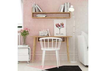 Mod Design Skrivebord 120 cm med Oppbevaring Vegghylle - Tre - Møbler - Bord - Kontorbord - Skrivebord