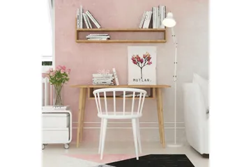 Mod Design Skrivebord 120 cm med Oppbevaring Vegghylle - Tre - Møbler - Bord - Kontorbord - Skrivebord