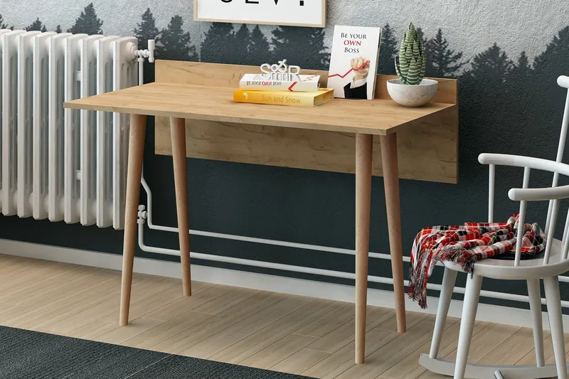 Mod Design Skrivebord 120 cm - Tre - Møbler - Bord - Kontorbord - Skrivebord