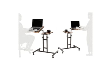 Morse StåSkrivebord 67 cm - Tre/natur/Svart - Møbler - Bord - Kontorbord - Skrivebord