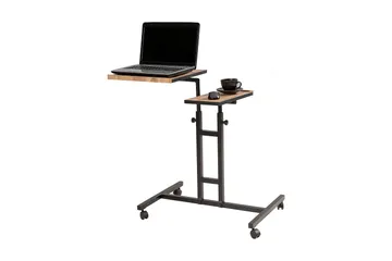 Morse StåSkrivebord 67 cm - Tre/natur/Svart - Møbler - Bord - Kontorbord - Skrivebord