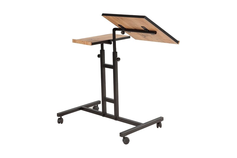 Morse StåSkrivebord 67 cm - Tre/natur/Svart - Møbler - Bord - Kontorbord - Skrivebord