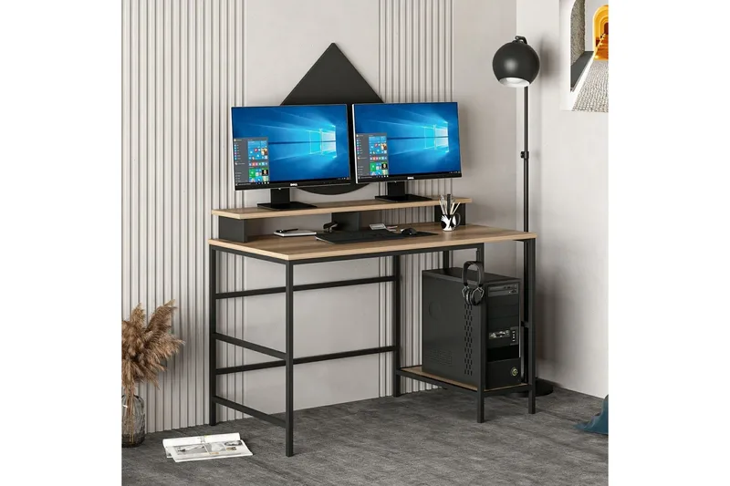 Nafe Skrivebord 120 cm, Brun