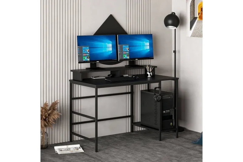 Nafe Skrivebord 120 cm, Svart