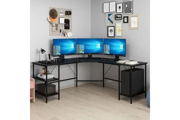 Naina Skrivebord 180 cm - Svart - Møbler - Bord - Kontorbord - Skrivebord