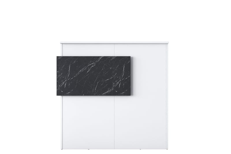 Naruto Skrivebord 110 cm - Marmor/Hvit - Møbler - Bord - Kontorbord - Skrivebord