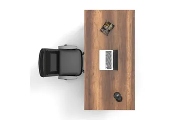 Numandro Skrivebord 180 cm - Teak - Møbler - Bord - Kontorbord - Skrivebord