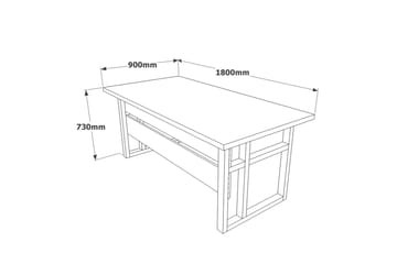 Numandro Skrivebord 180 cm - Møbler - Bord - Kontorbord - Skrivebord