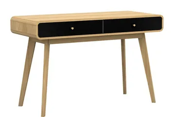 Olivet Skrivebord 120 cm - Natur/Svart - Møbler - Bord - Kontorbord - Skrivebord