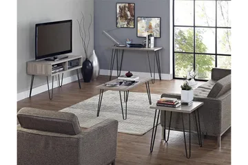 Owen Skrivebord 102 cm Grå/Svart - Dorel Home - Møbler - Bord - Kontorbord - Skrivebord