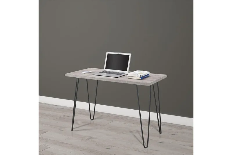 Owen Skrivebord 102 cm Grå/Svart - Dorel Home - Møbler - Bord - Kontorbord - Skrivebord