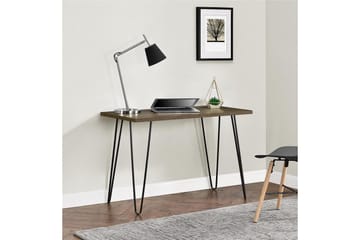 Owen Skrivebord 102 cm Valnøttsbrun/Svart - Dorel Home - Møbler - Bord - Kontorbord - Skrivebord