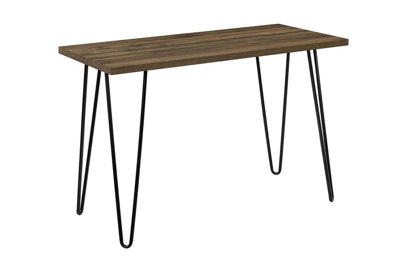 Owen Skrivebord 102 cm Valnøttsbrun/Svart - Dorel Home - Møbler - Bord - Kontorbord - Skrivebord