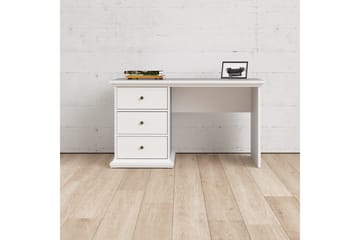 Paris skrivebord 130 cm - Hvit - Møbler - Bord - Kontorbord - Skrivebord