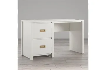 Quincy Skrivebord 120 cm Hvit - Queer Eye - Møbler - Bord - Kontorbord - Skrivebord